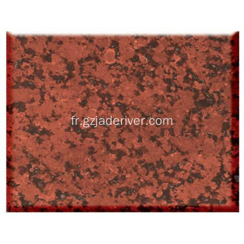 Lot de pierres naturelles de granit rouge en gros